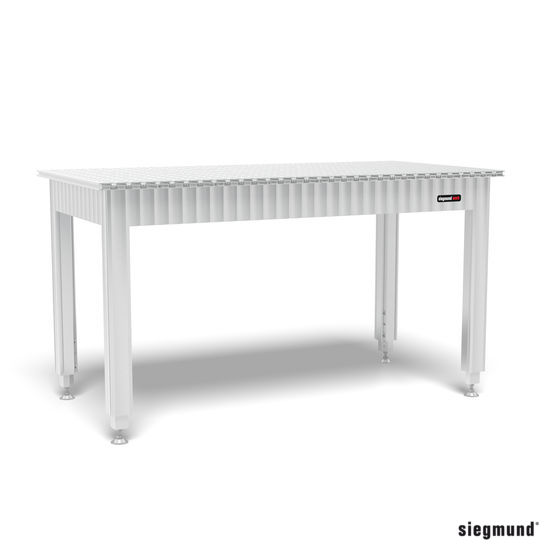 SIEGMUND Állítható magasságú Siegmund munkaasztal aluminium asztali profillal 1600x800 termék fő termékképe
