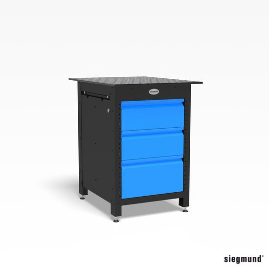 Siegmund Workstation 800x650 zárt tartalmaz 3 fiókot termék fő termékképe