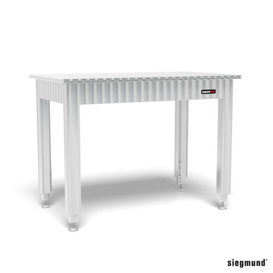 SIEGMUND Állítható magasságú Siegmund munkaasztal aluminium asztali profillal 1200x700 termék fő termékképe
